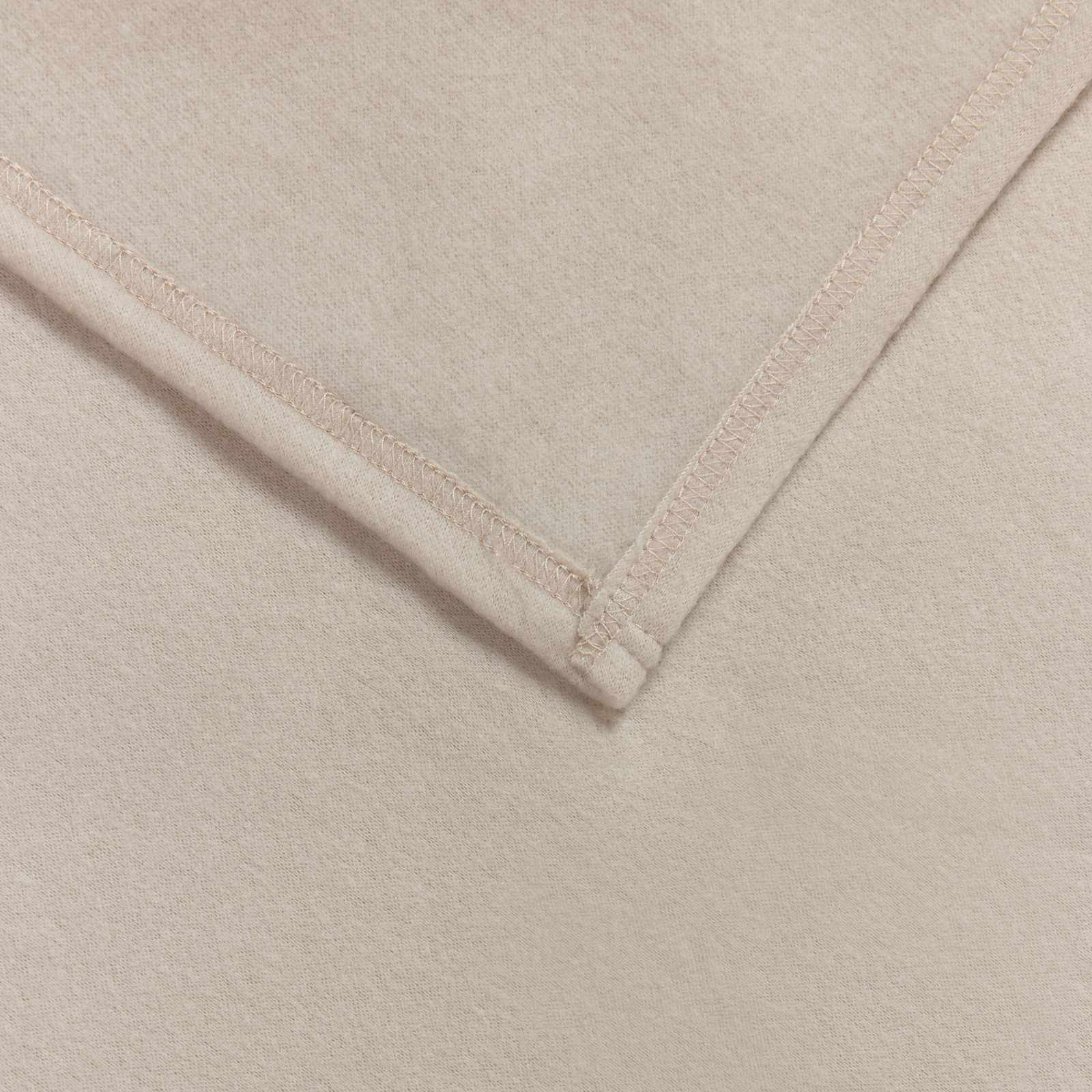 Κουβέρτα Μπεζ 200 x 150 cm Μαλλί