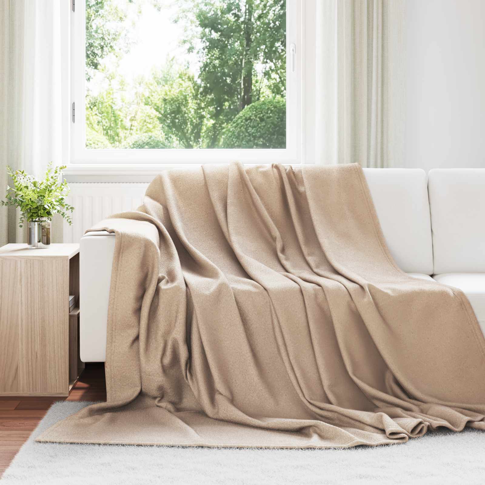 Κουβέρτα Καμηλοπάρδαλη 270 x 240 cm Μαλλί - Pakobazaar