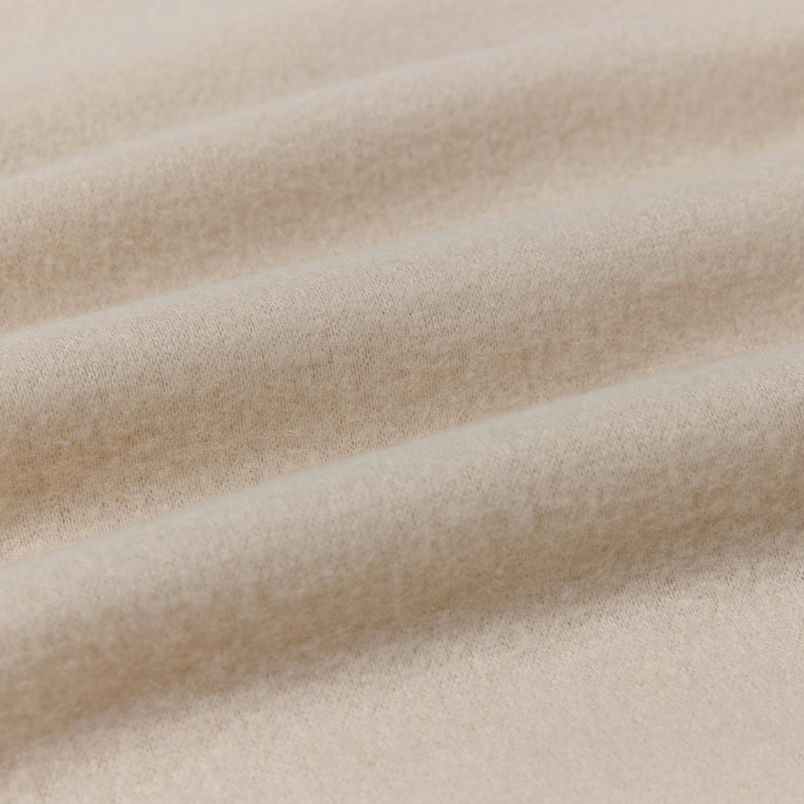 Ριχτάρια 6 pcs Μπεζ 240 x 220 cm Μαλλί