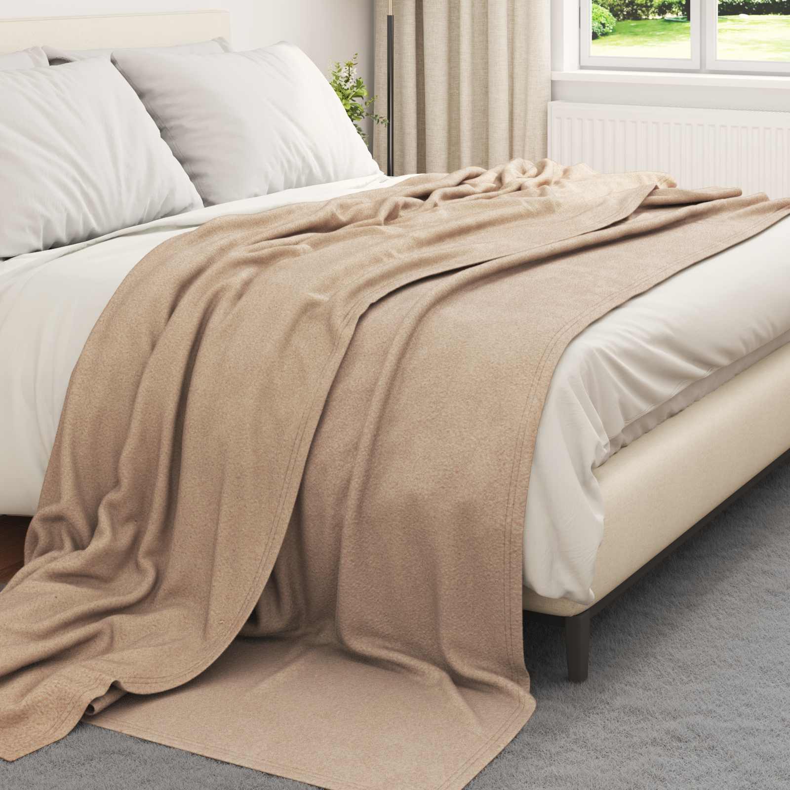 Ριχτάρια 6 pcs Καμηλοπάρδαλη 270 x 240 cm Μαλλί
