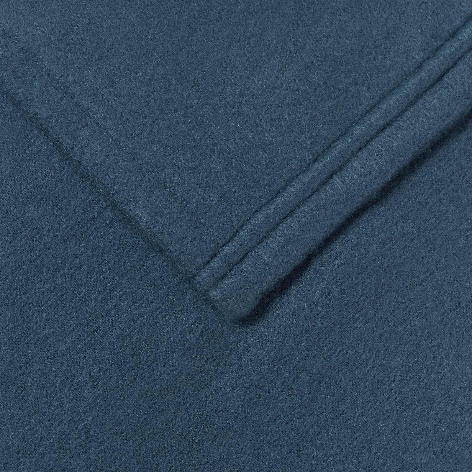 Ριχτάρια 6 pcs Σκούρο μπλε 200 x 150 cm Μαλλί