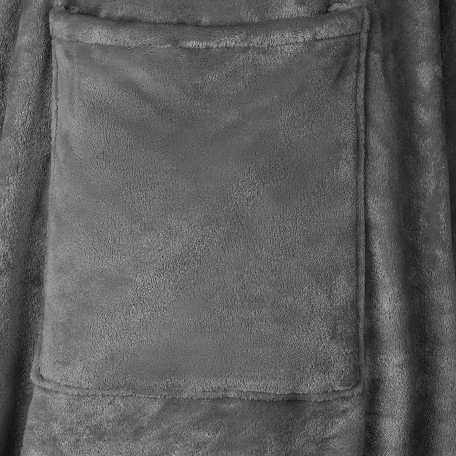 Φούτερ-κουβέρτα Σκούρο Γκρι F Φανέλα - Pakobazaar