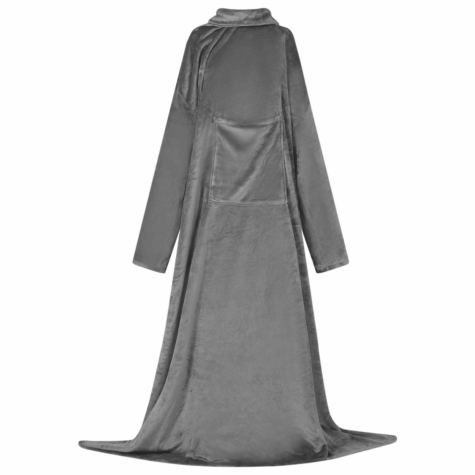 Φούτερ-κουβέρτα Σκούρο Γκρι F Φανέλα - Pakobazaar