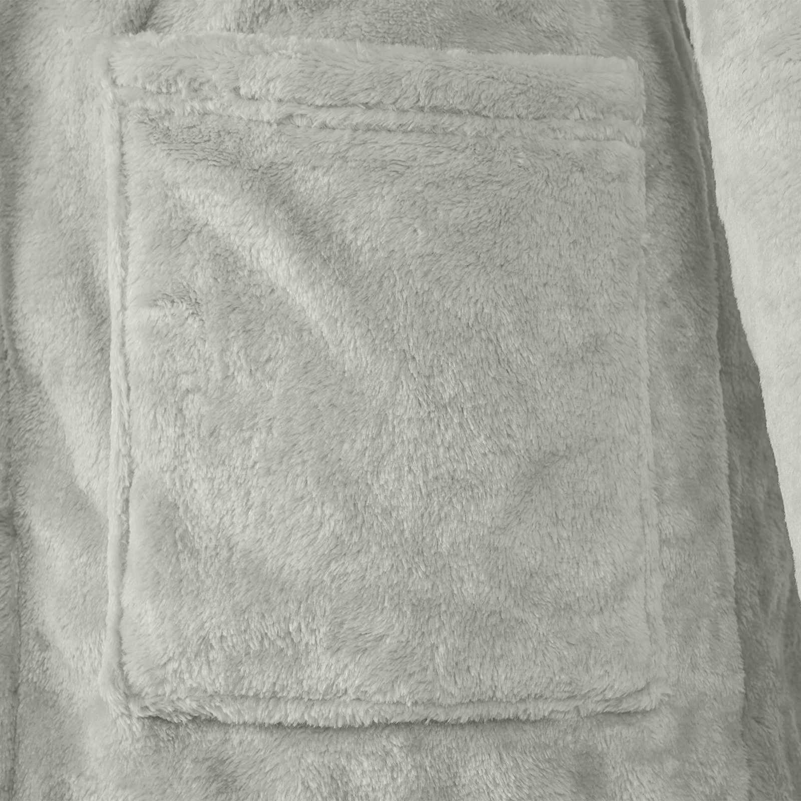 Φόρμα Μπάνιου Με Κουκούλα Γκρι xxxl Φανέλα