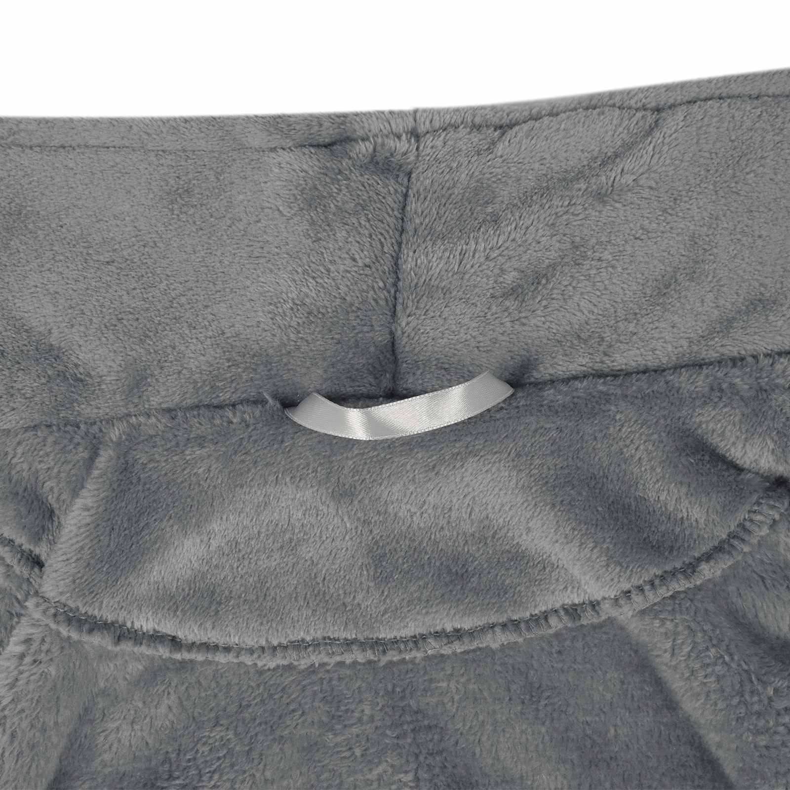 Ρόμπα χωρίς Κουκούλα Σκούρο Γκρι l Φανέλα