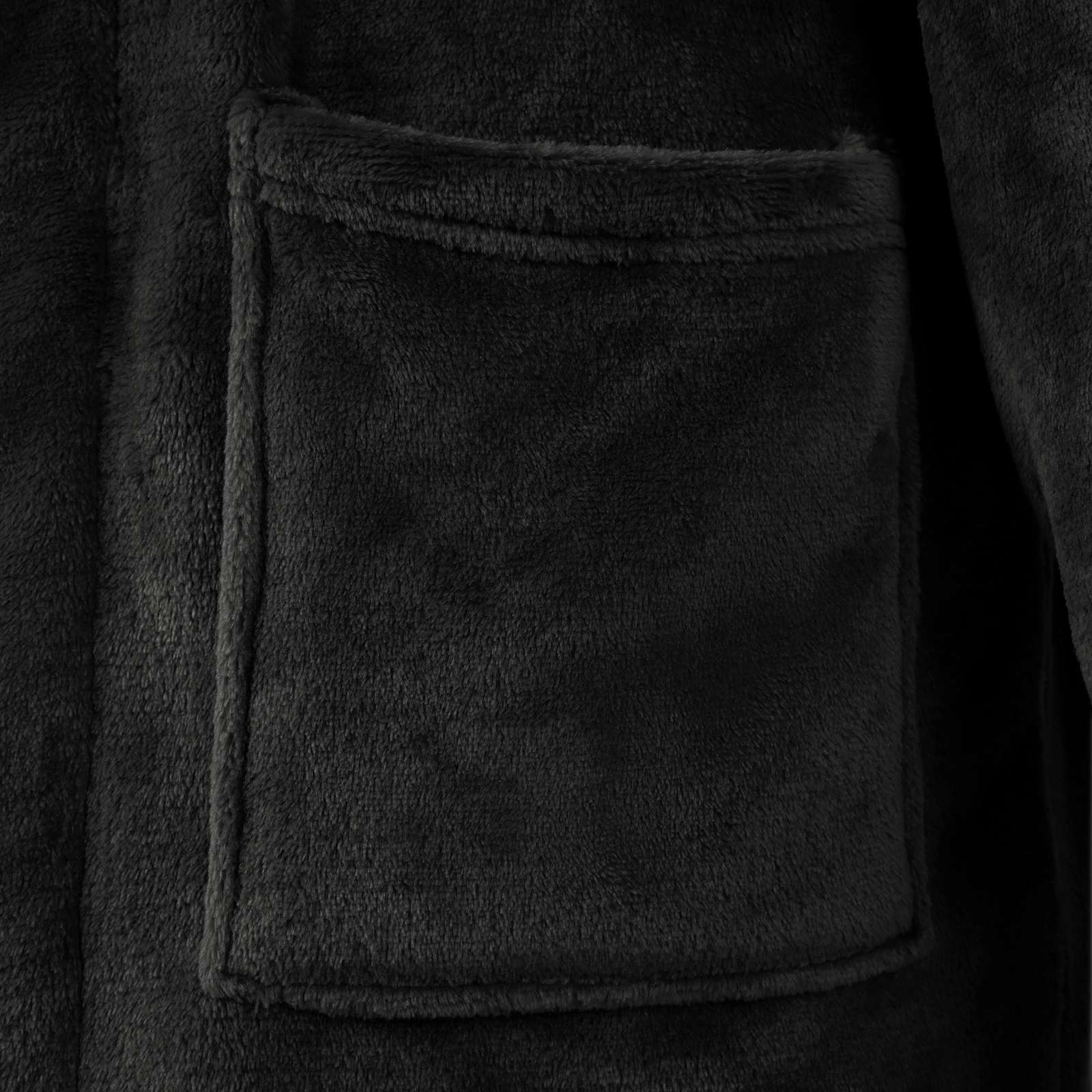 Ρόμπα χωρίς Κουκούλα Μαύρο xxl Φανέλα