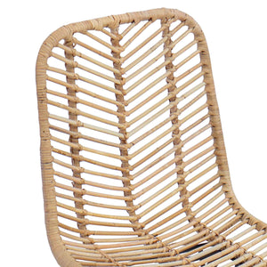 Καρέκλα τραπεζαρίας 2 pcs Φυσικό 44 x 47 x 85 εκ. - Pakobazaar