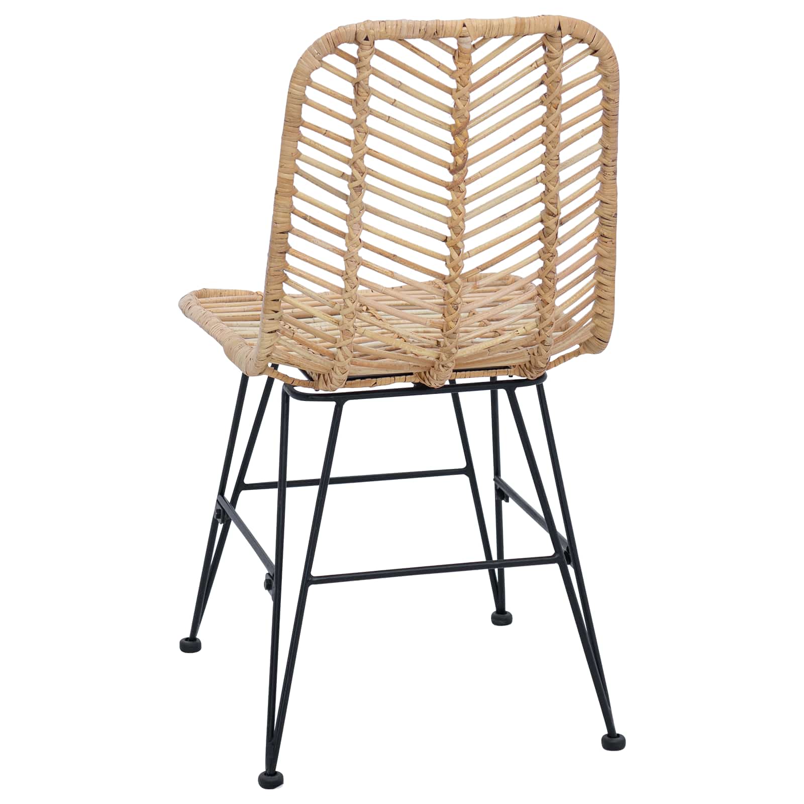 Καρέκλα τραπεζαρίας 2 pcs Φυσικό 44 x 47 x 85 εκ. - Pakobazaar