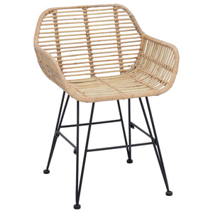 Καρέκλα τραπεζαρίας 2 pcs Φυσικό 55 x 50 x 74 εκ - Pakobazaar