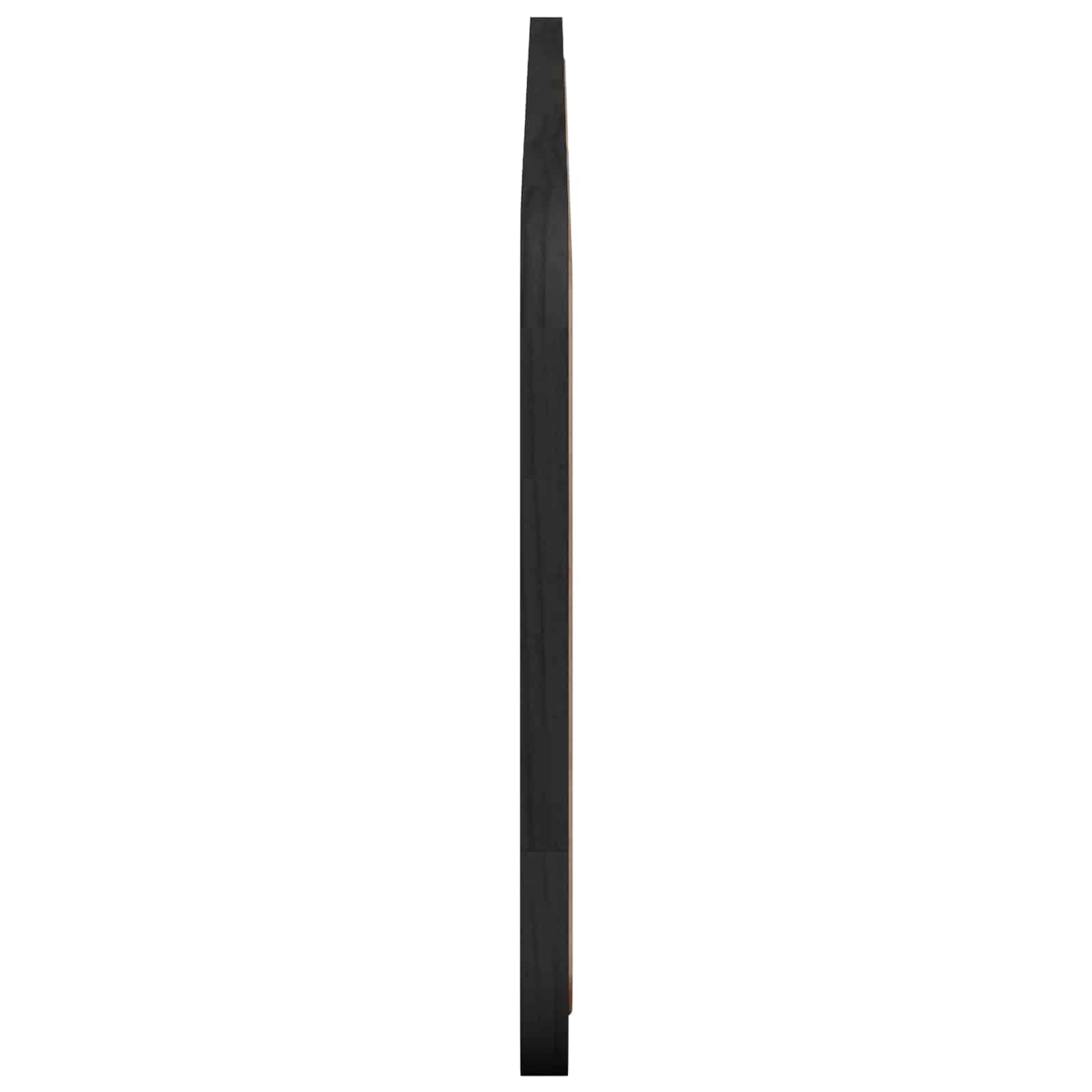 Κεφαλάρι με κεφαλάρι Μαύρο 180 x 55 x 3 εκ. Ρατάν
