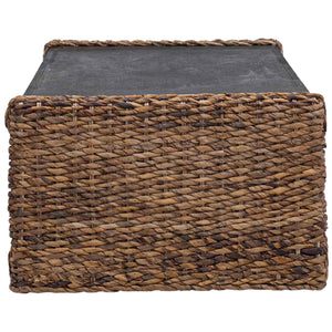 Τραπεζάκι σαλονιού Φυσικό 110 x 55 x 35 cm Στερεό ξύλο Μαόνι - Pakobazaar