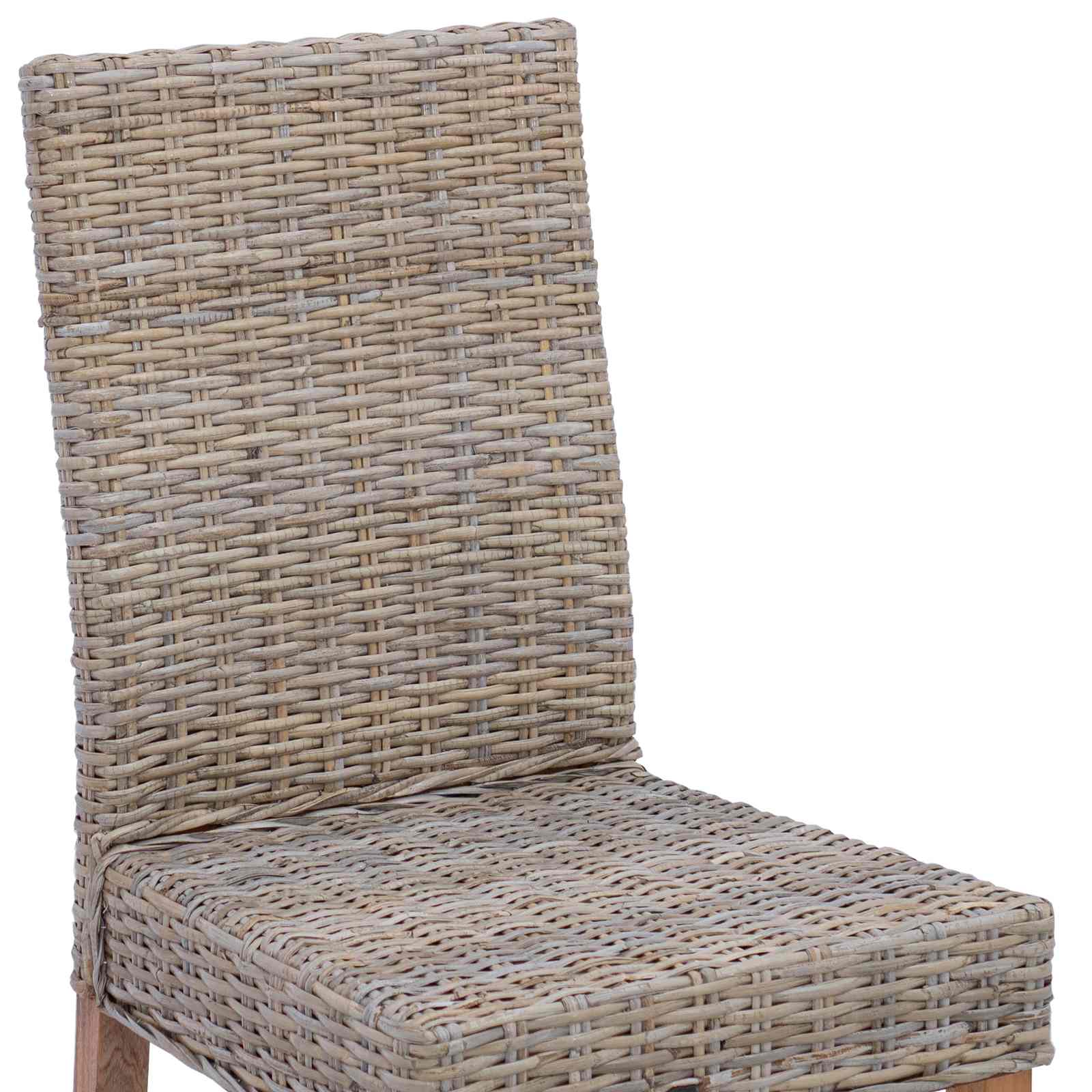 Καρέκλα τραπεζαρίας 2 pcs Γκρίζο Kubu 45 x 54 x 93 εκ - Pakobazaar