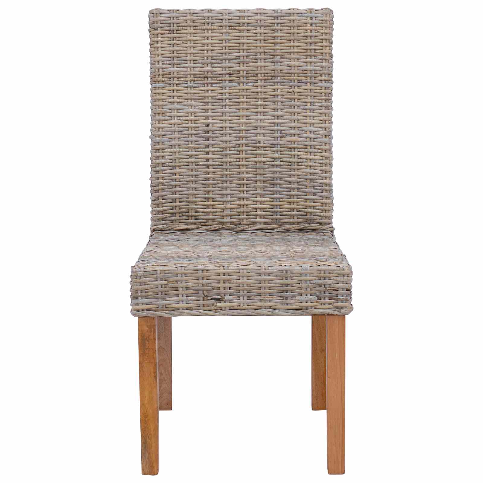 Καρέκλα τραπεζαρίας 2 pcs Γκρίζο Kubu 45 x 54 x 93 εκ - Pakobazaar