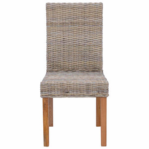 Καρέκλα τραπεζαρίας 2 pcs Γκρίζο Kubu 45 x 54 x 93 εκ - Pakobazaar