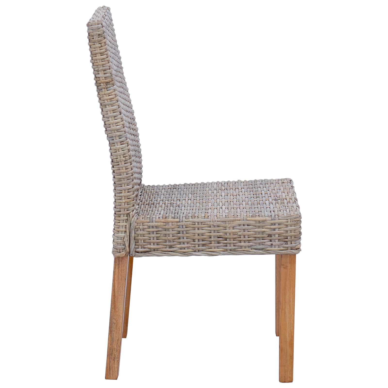 Καρέκλα τραπεζαρίας 2 pcs Γκρίζο Kubu 45 x 54 x 93 εκ - Pakobazaar