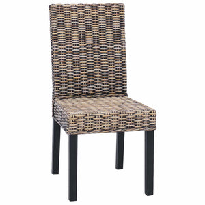 Καρέκλα τραπεζαρίας 2 pcs Μαύρο πλύσιμο 45 x 54 x 93 εκ - Pakobazaar