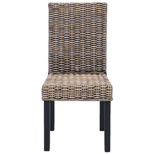 Καρέκλα τραπεζαρίας 2 pcs Μαύρο πλύσιμο 45 x 54 x 93 εκ - Pakobazaar
