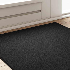 Δερμάτινο Χαλί Ανθρακί 100 x 100 cm 100% Πολυπροπυλένιο