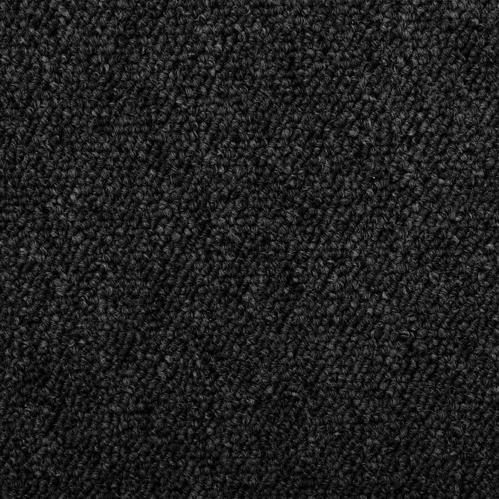 Δερμάτινο Χαλί Ανθρακί 100 x 100 cm 100% Πολυπροπυλένιο