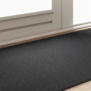 Δερμάτινο Χαλί Σκούρο Γκρι 100 x 200 cm 100% Πολυπροπυλένιο - Pakobazaar
