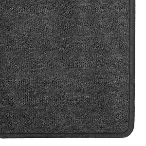 Δερμάτινο Χαλί Σκούρο Γκρι 100 x 300 cm 100% Πολυπροπυλένιο - Pakobazaar