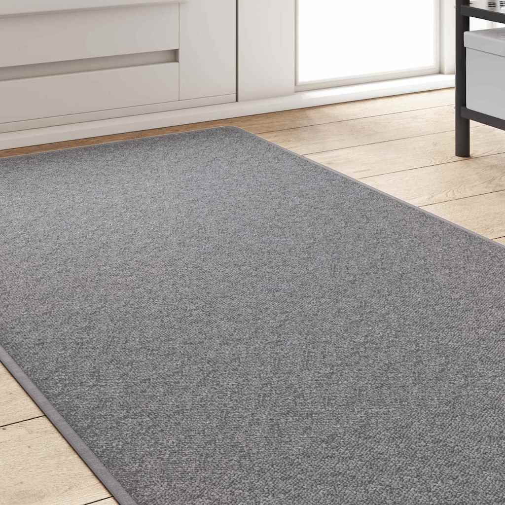 Δερμάτινο Χαλί Ανοιχτό γκρι 80 x 500 cm 100% Πολυπροπυλένιο - Pakobazaar
