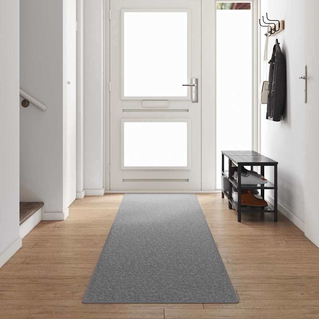 Δερμάτινο Χαλί Ανοιχτό γκρι 80 x 500 cm 100% Πολυπροπυλένιο - Pakobazaar