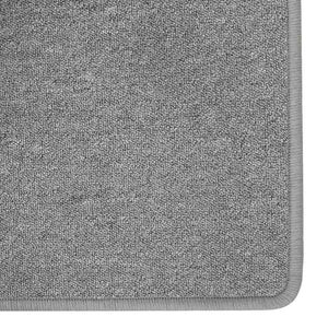 Δερμάτινο Χαλί Ανοιχτό γκρι 100 x 150 cm 100% Πολυπροπυλένιο - Pakobazaar
