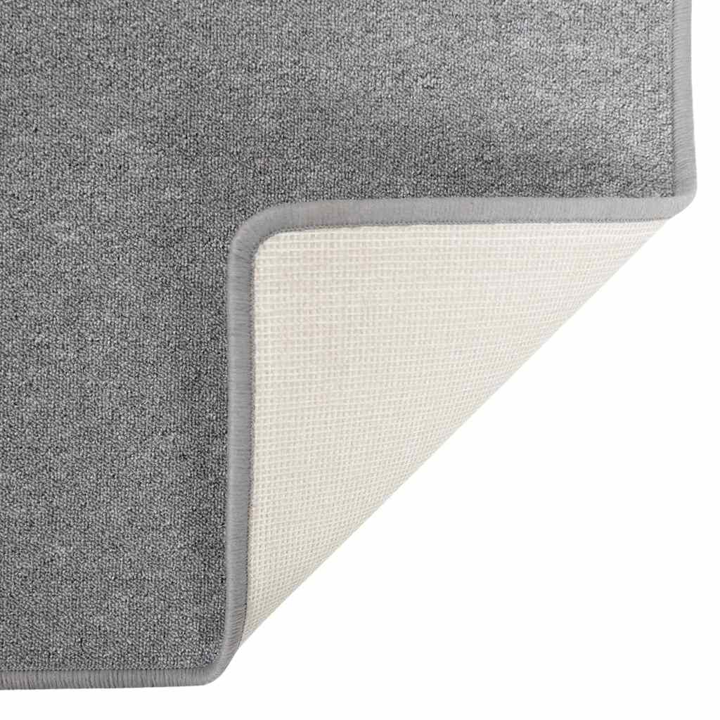 Δερμάτινο Χαλί Ανοιχτό γκρι 100 x 150 cm 100% Πολυπροπυλένιο - Pakobazaar