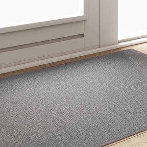 Δερμάτινο Χαλί Ανοιχτό γκρι 100 x 150 cm 100% Πολυπροπυλένιο - Pakobazaar
