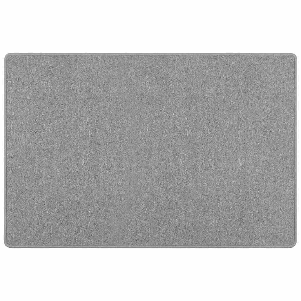 Δερμάτινο Χαλί Ανοιχτό γκρι 100 x 150 cm 100% Πολυπροπυλένιο - Pakobazaar