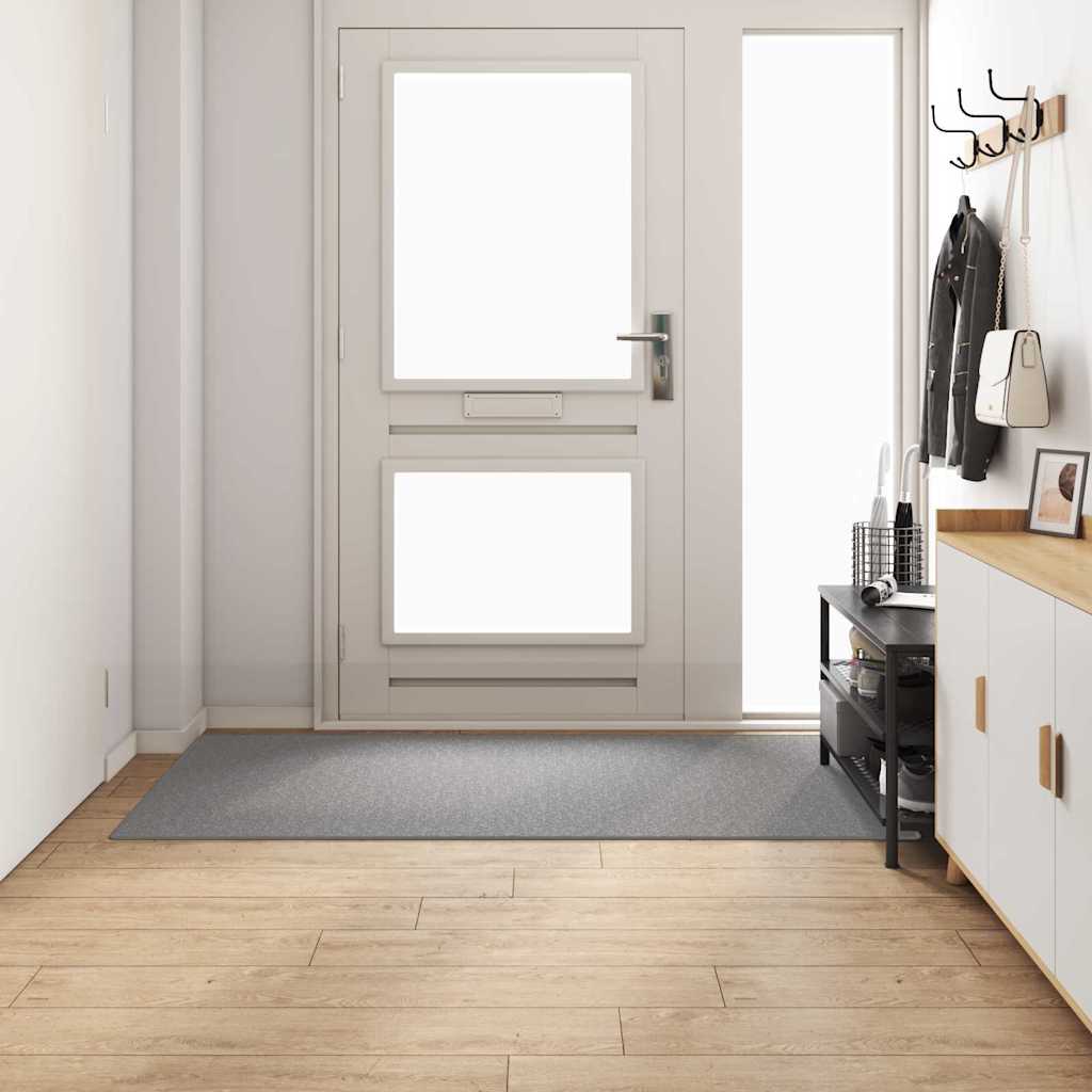 Δερμάτινο Χαλί Ανοιχτό γκρι 100 x 200 cm 100% Πολυπροπυλένιο - Pakobazaar