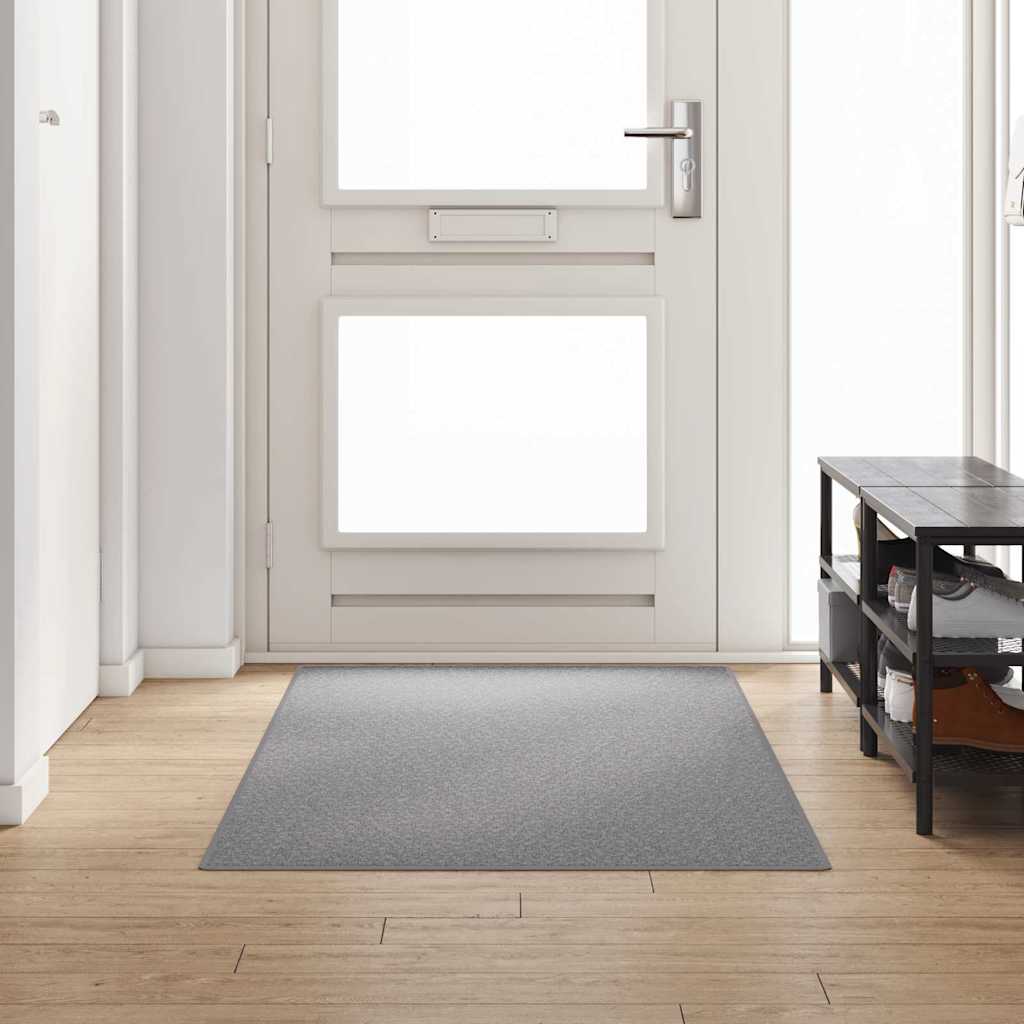 Δερμάτινο Χαλί Ανοιχτό γκρι 100 x 250 cm 100% Πολυπροπυλένιο