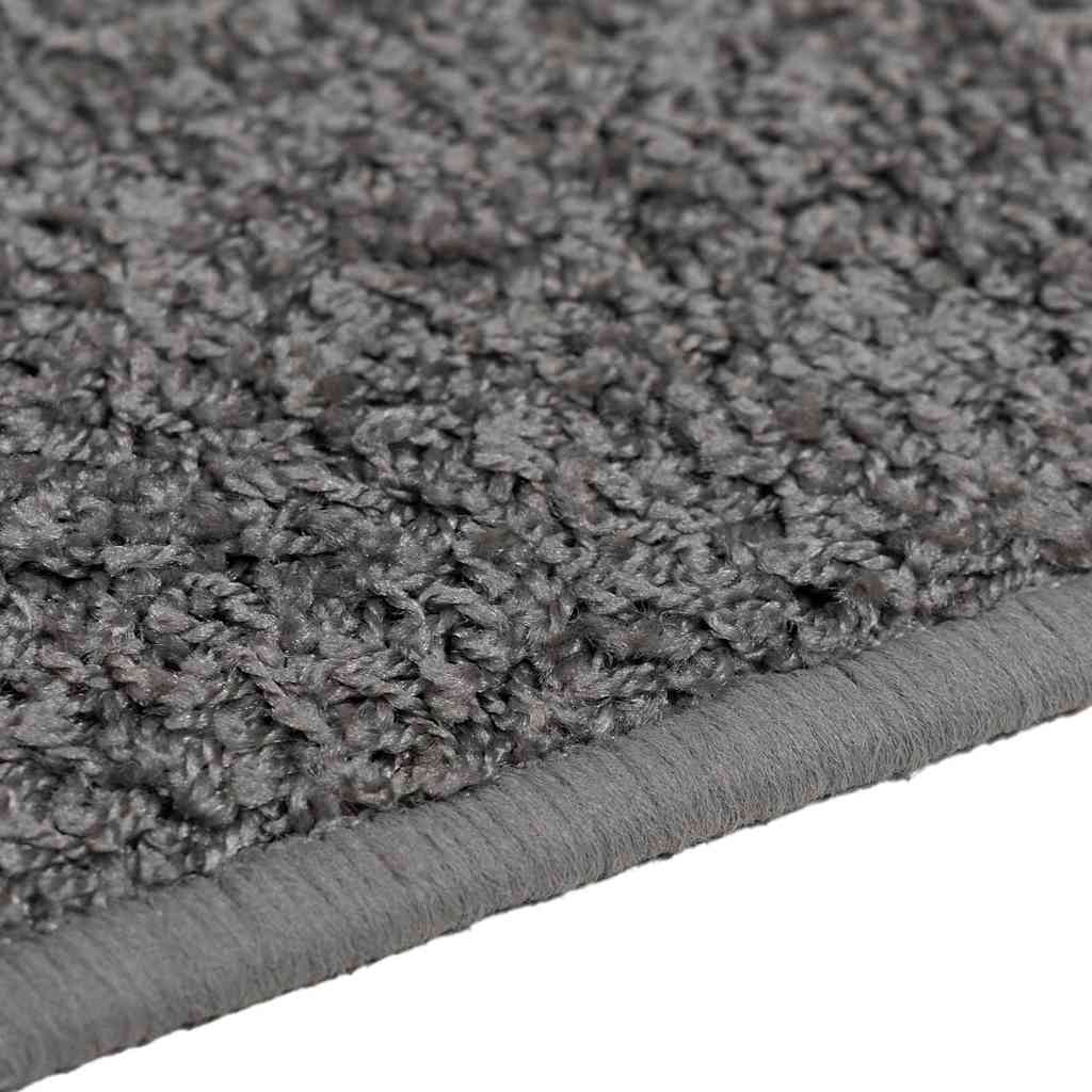 Δερμάτινο Χαλί Γκρι 80 x 250 cm 100% Πολυπροπυλένιο Τούφτα