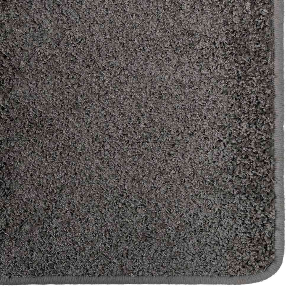 Δερμάτινο Χαλί Γκρι 80 x 500 cm 100% Πολυπροπυλένιο Τούφτα