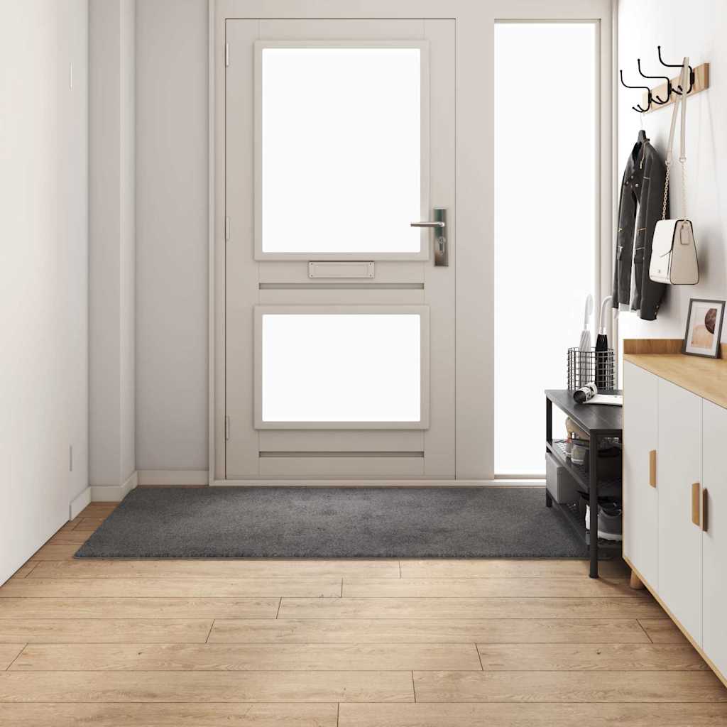 Δερμάτινο Χαλί Γκρι 100 x 200 cm 100% Πολυπροπυλένιο Τούφτα