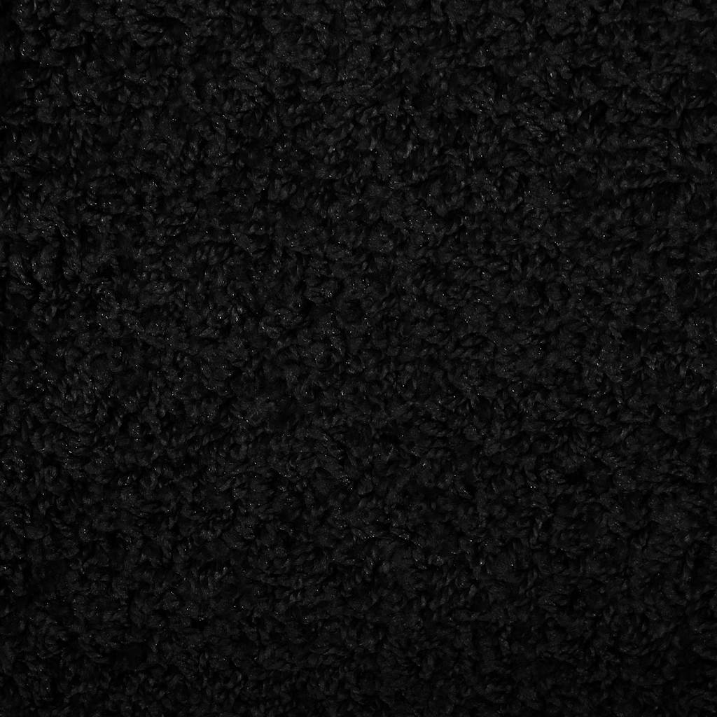 Δερμάτινο Χαλί Μαύρο 80 x 400 εκ. 100% Πολυπροπυλένιο Τούφτα