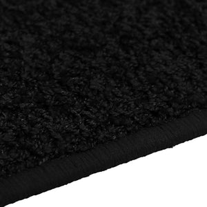 Δερμάτινο Χαλί Μαύρο 100 x 300 cm 100% Πολυπροπυλένιο Τούφτα - Pakobazaar
