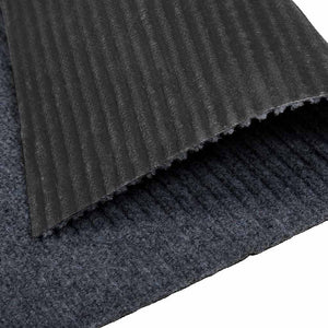 Δερμάτινο Χαλί Γκρι 80 x 150 cm ύφασμα