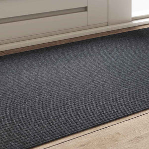 Δερμάτινο Χαλί Γκρι 80 x 150 cm ύφασμα