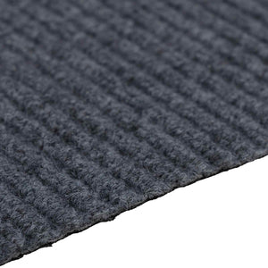Δερμάτινο Χαλί Γκρι 80 x 300 cm ύφασμα - Pakobazaar