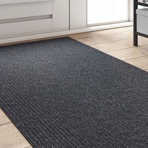 Δερμάτινο Χαλί Γκρι 80 x 300 cm ύφασμα - Pakobazaar
