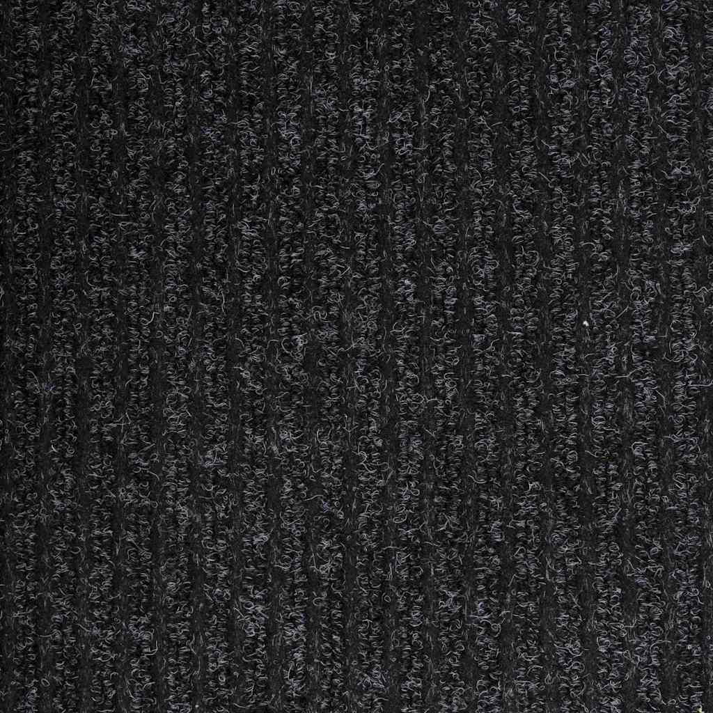 Δερμάτινο Χαλί Ανθρακί 80 x 200 cm ύφασμα