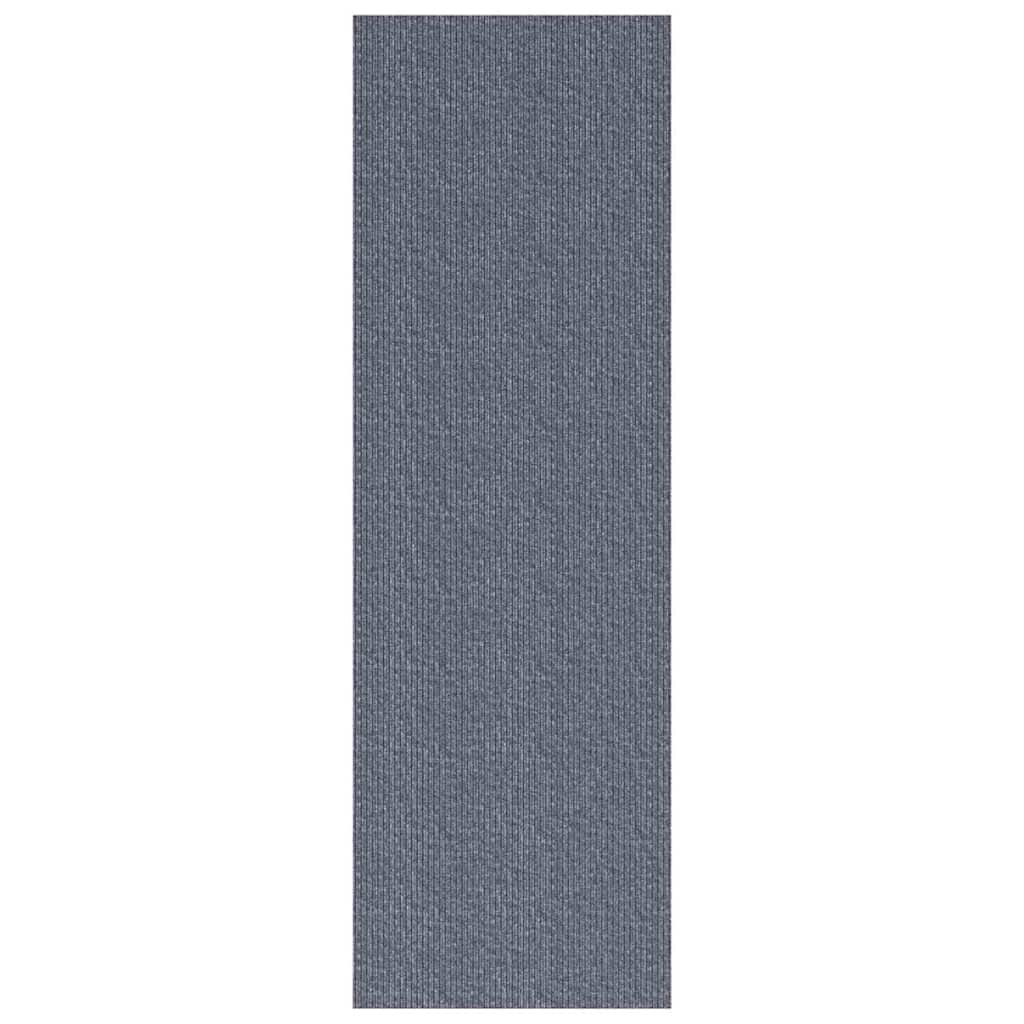 Δερμάτινο Χαλί Ανοιχτό γκρι 80 x 250 cm ύφασμα - Pakobazaar