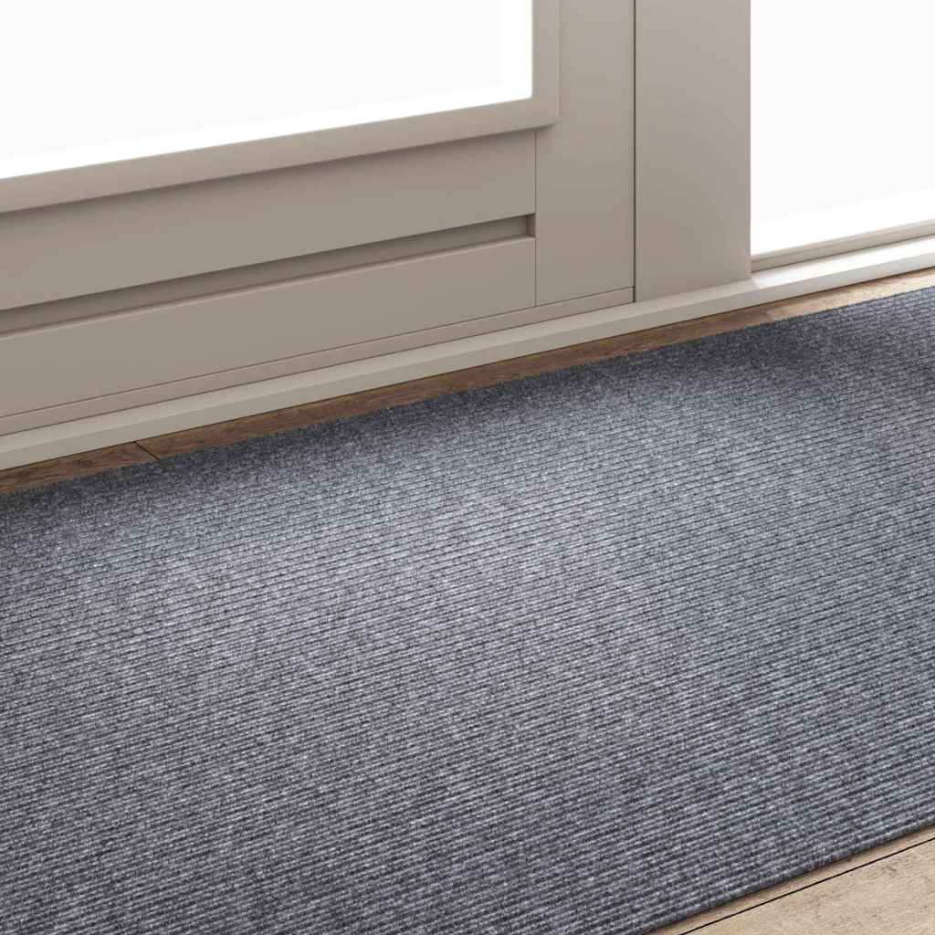Δερμάτινο Χαλί Ανοιχτό γκρι 100 x 200 cm ύφασμα
