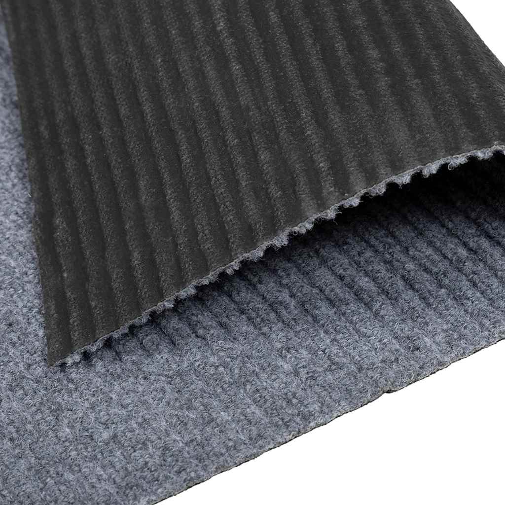 Δερμάτινο Χαλί Ανοιχτό γκρι 100 x 250 cm ύφασμα