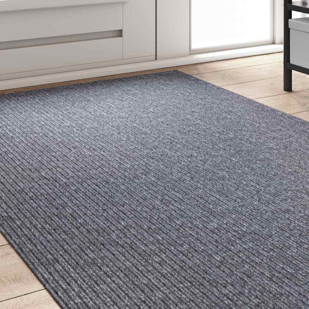 Δερμάτινο Χαλί Ανοιχτό γκρι 100 x 300 cm ύφασμα