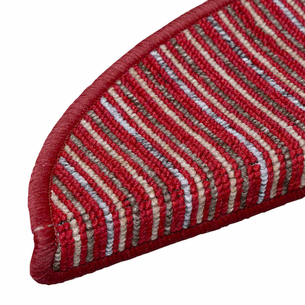 Αυτοκόλλητα Ματ Σκαλοπατιών 15 pcs Κόκκινο 56 x 17 x 3 cm - Pakobazaar