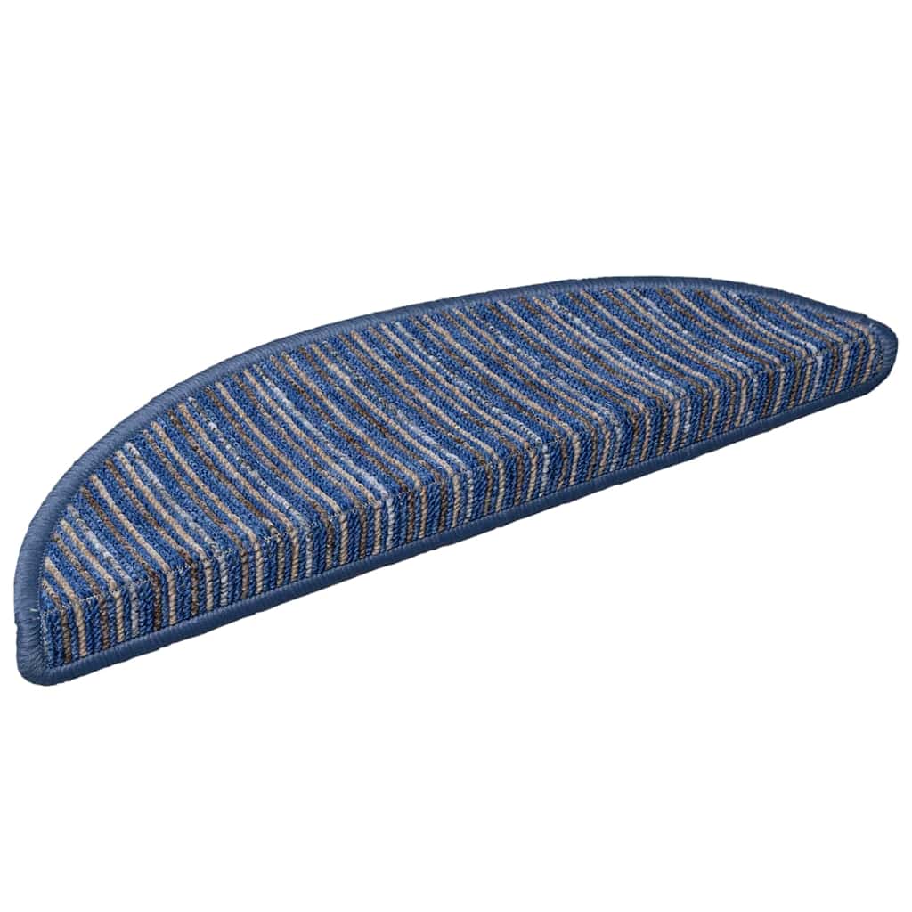 Αυτοκόλλητα Ματ Σκαλοπατιών 15 pcs Μπλε 56 x 17 x 3 cm