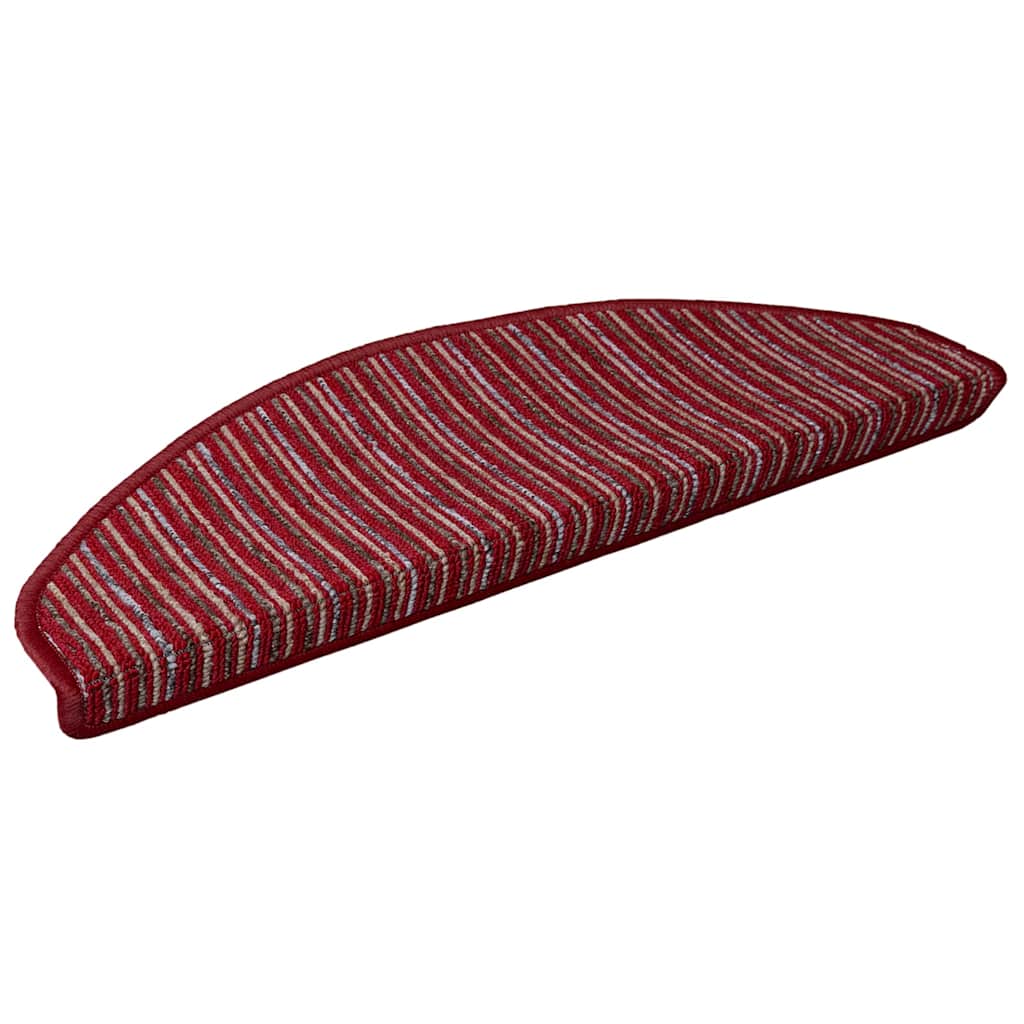 Αυτοκόλλητα Ματ Σκαλοπατιών 15 pcs Κόκκινο 65 x 21 x 4 cm